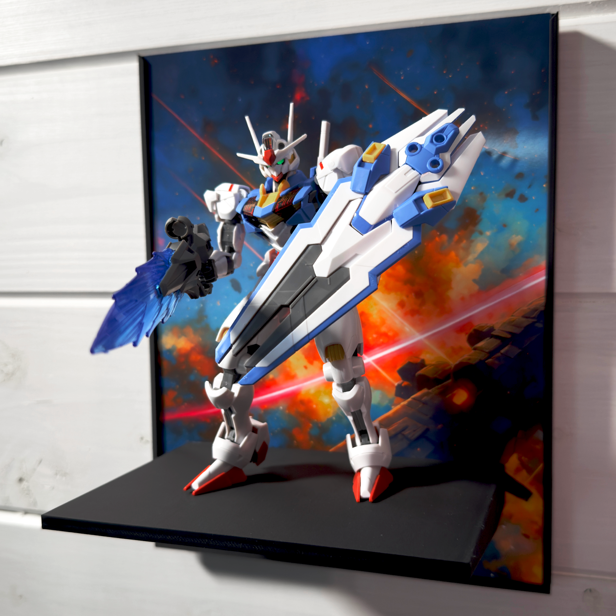 Aftermath (Anime Style) Gunpla Backdrop Wall Display For HG & RG Gundam Models