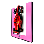 Colour Block Backdrop Display Stand For LEGO Speed Champions Alpine A524 F1 Race Car