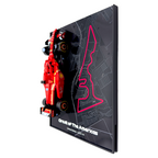 Circuit of the Americas Map Backdrop Display Stand For LEGO Speed Champions F1 Race Car