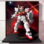 Crimson Sky Gunpla Backdrop Wall Display For HG & RG Gundam Models
