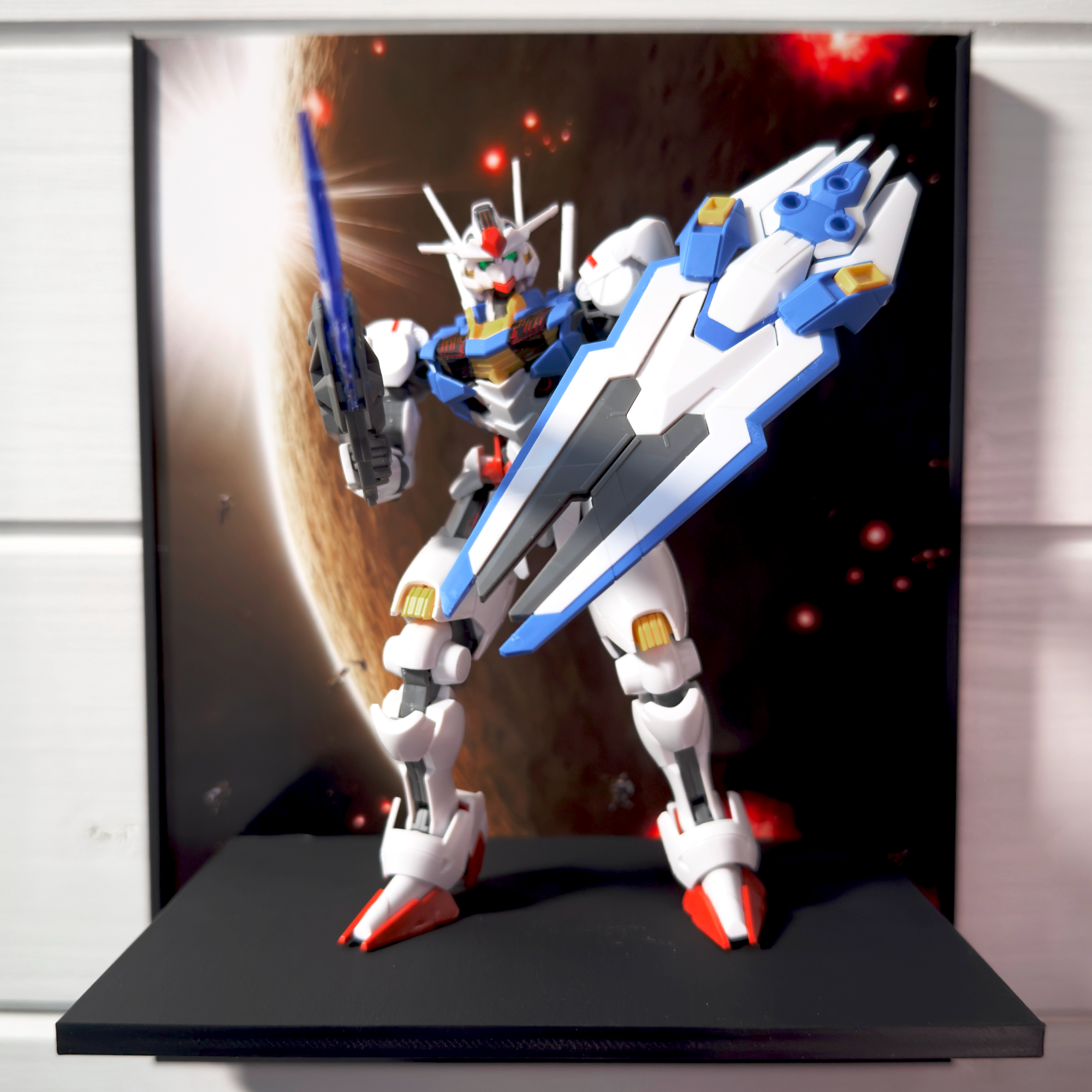 Dust And Death Gunpla Backdrop Wall Display For HG & RG Gundam Models
