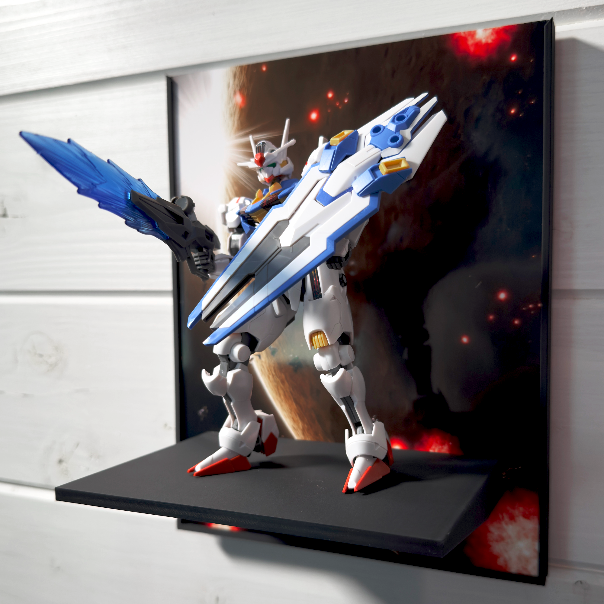 Dust And Death Gunpla Backdrop Wall Display For HG & RG Gundam Models
