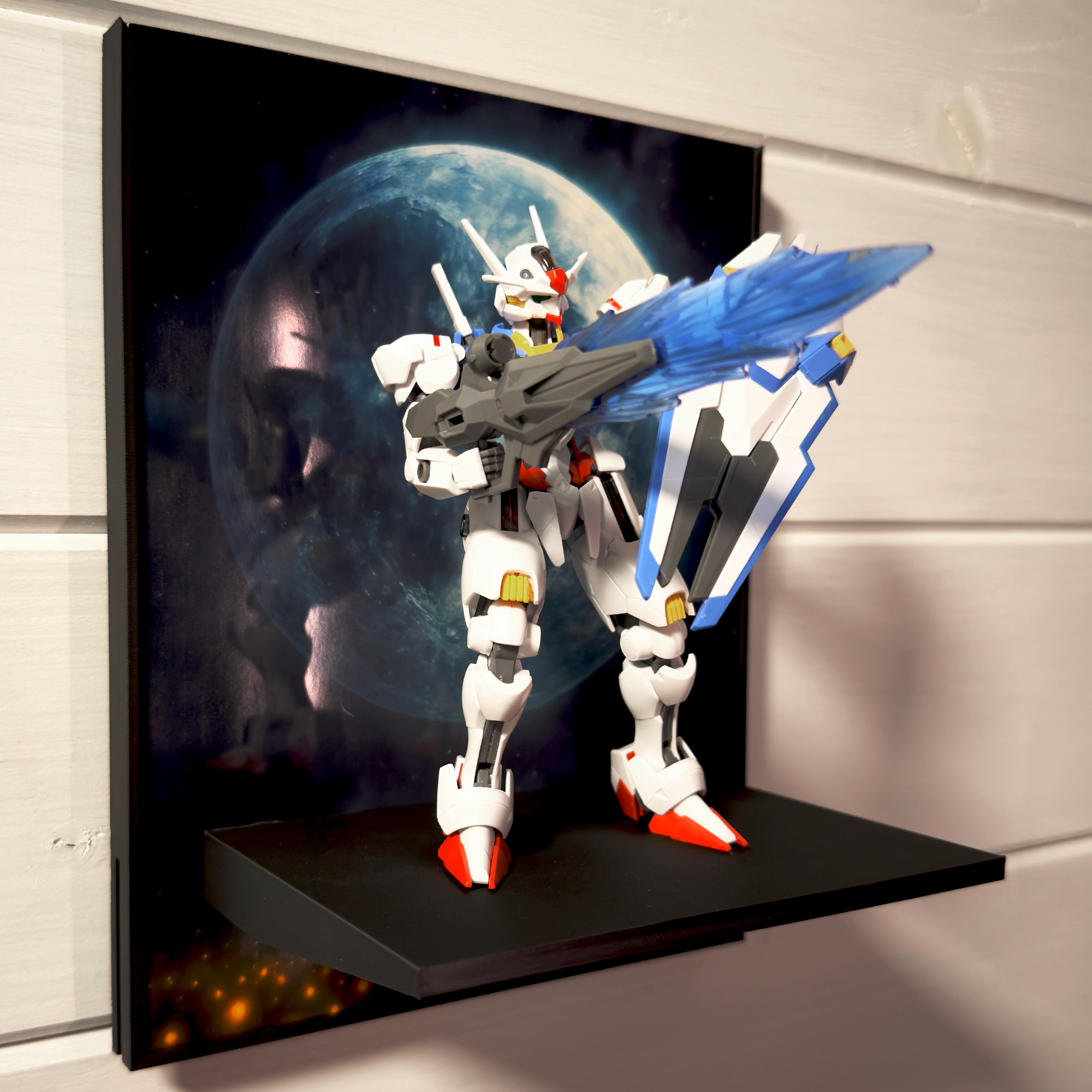Moonlight Gunpla Backdrop Wall Display For HG & RG Gundam Models