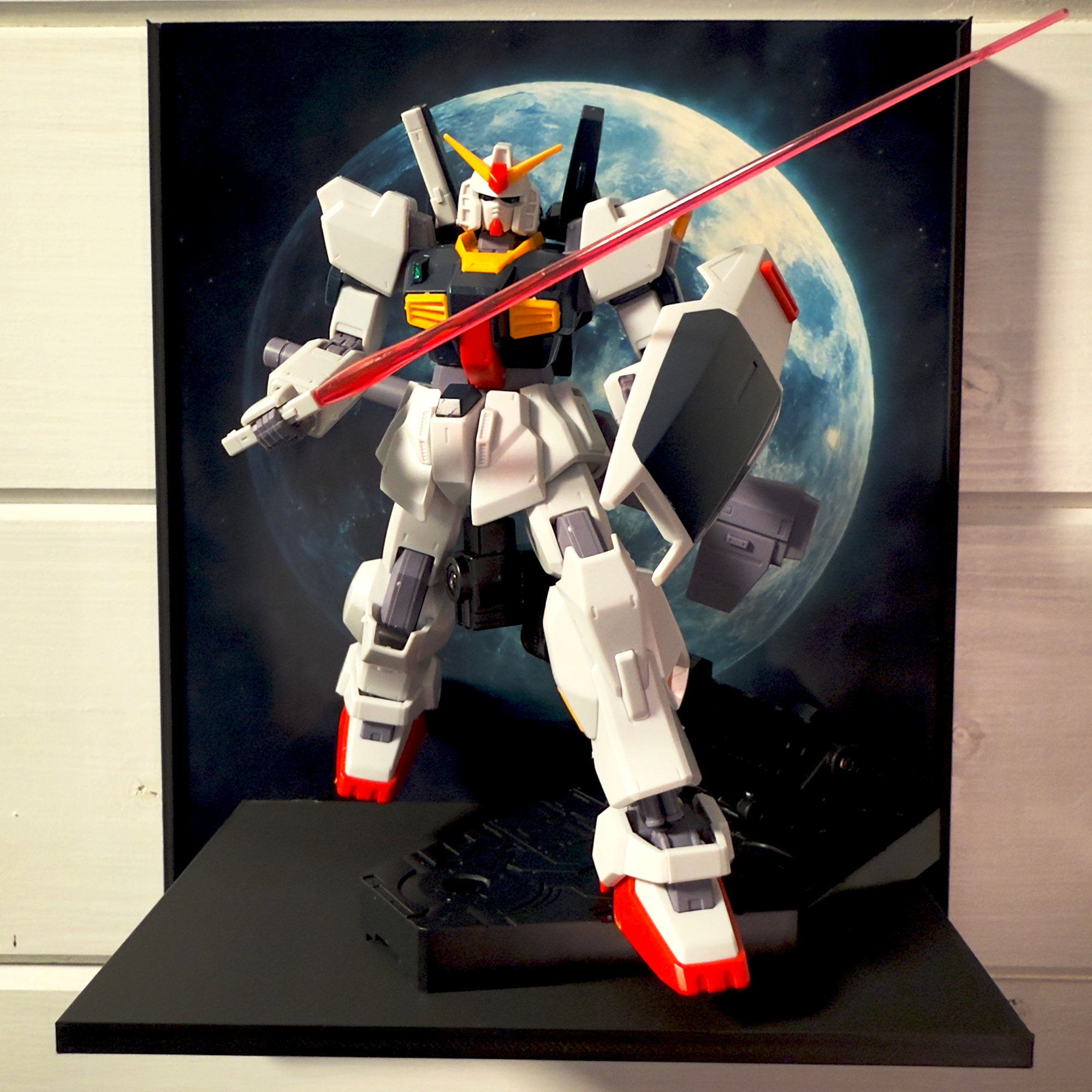 Moonlight Gunpla Backdrop Wall Display For HG & RG Gundam Models