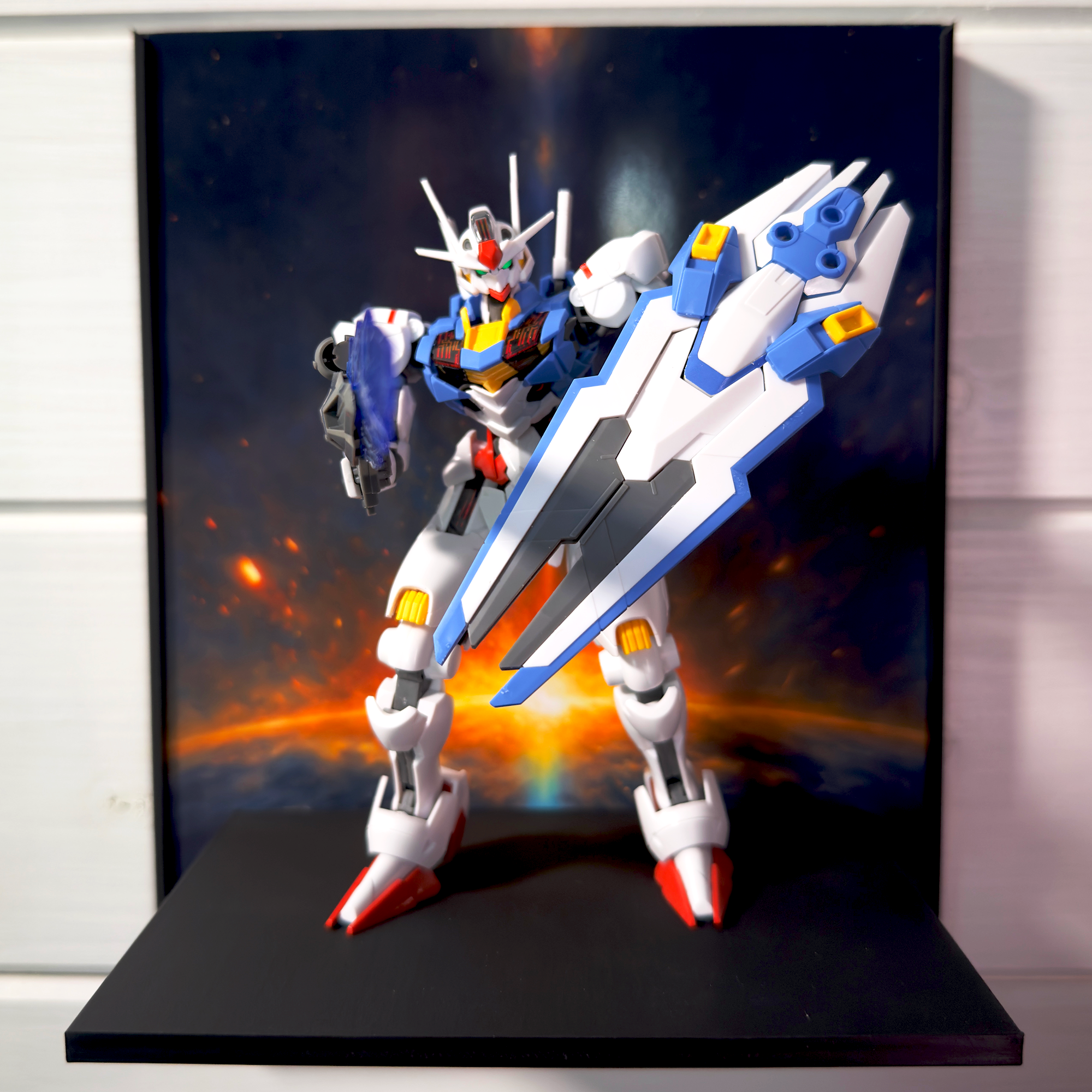 New Dawn Gunpla Backdrop Wall Display For HG & RG Gundam Models