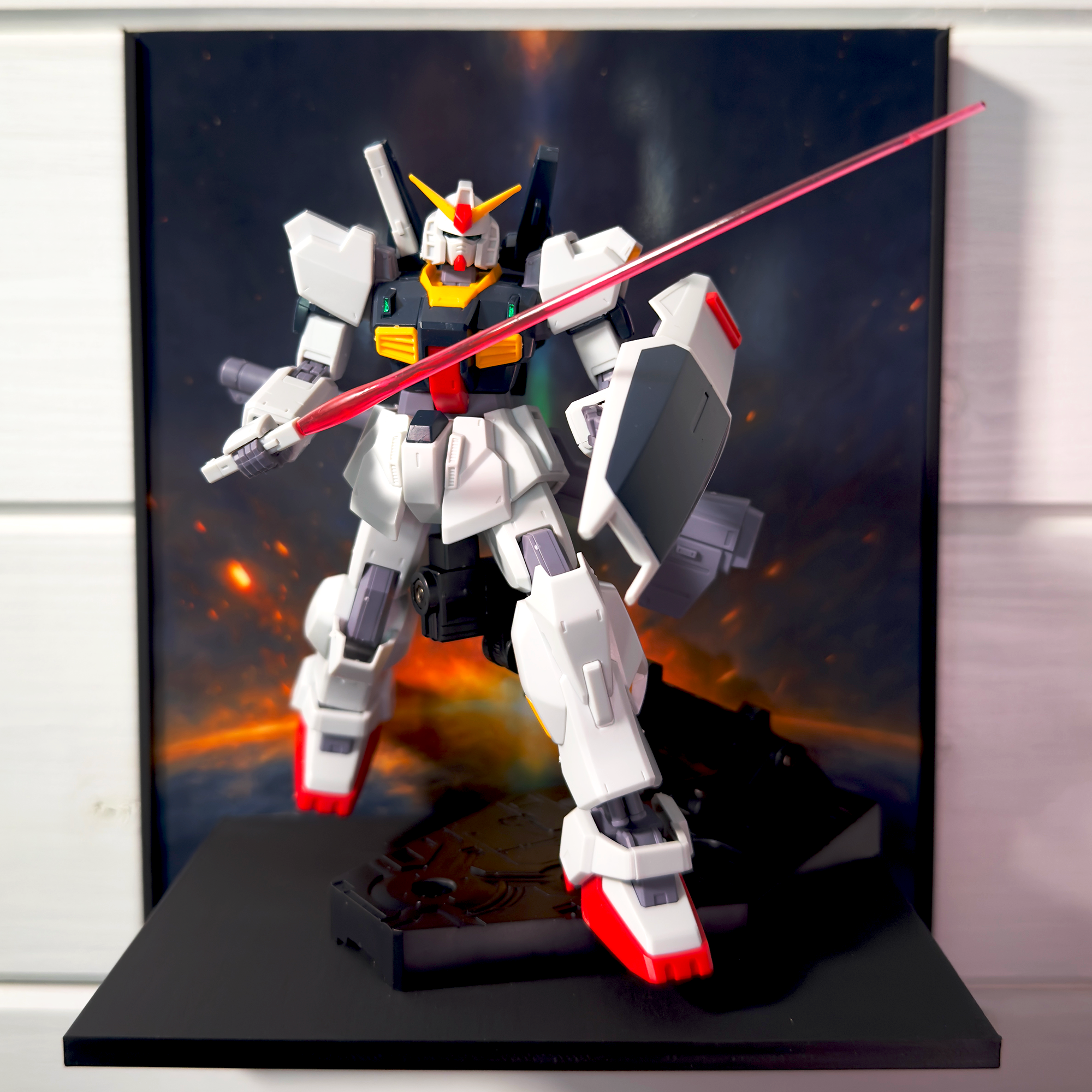 New Dawn Gunpla Backdrop Wall Display For HG & RG Gundam Models