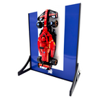 Colour Block Backdrop Display Stand For LEGO Speed Champions Racing Bulls VCARB 01 F1 Race Car