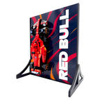 Abstract Backdrop Display Stand For LEGO Speed Champions Red Bull RB20 F1 Race Car
