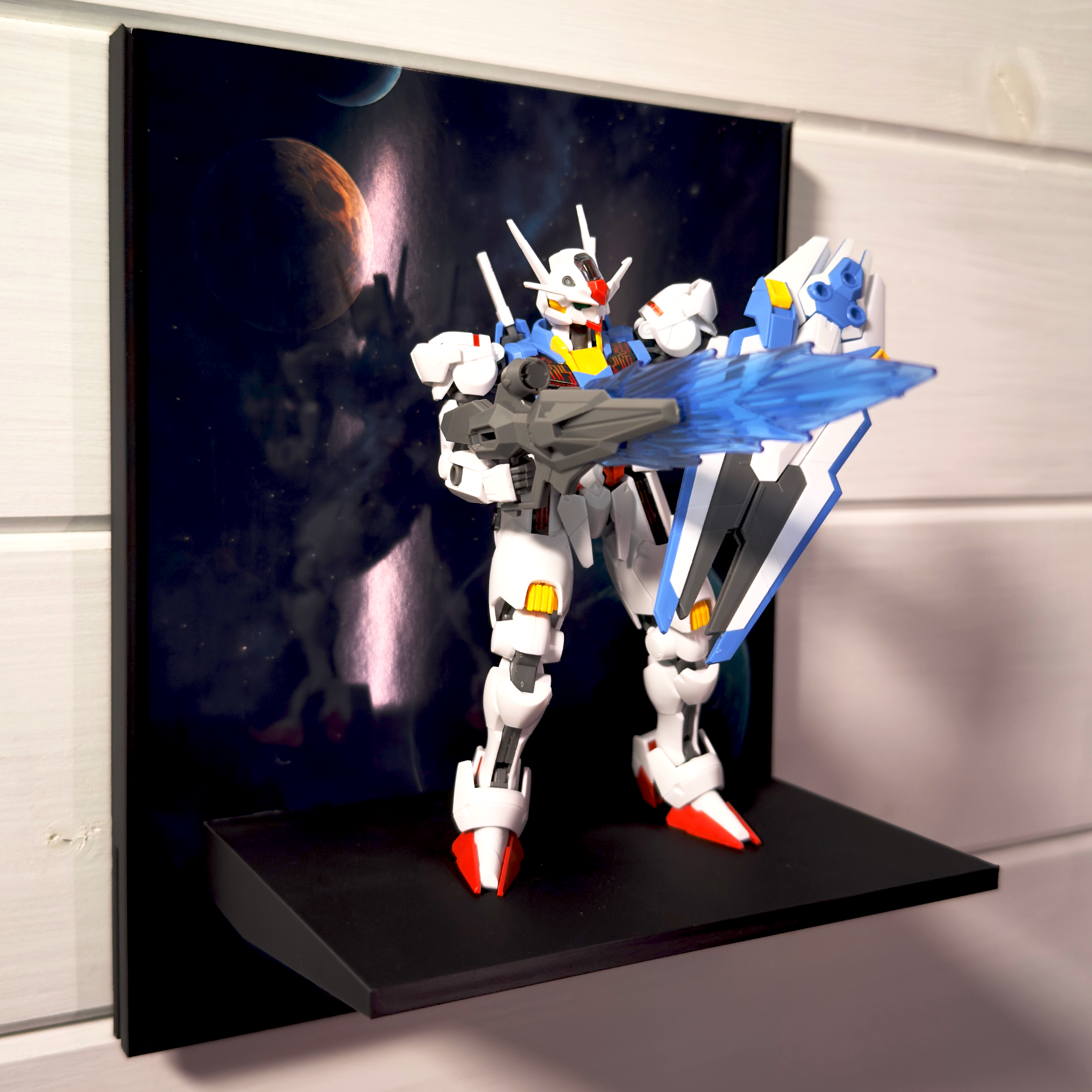 Shadow Of Worlds Gunpla Backdrop Wall Display For HG & RG Gundam Models