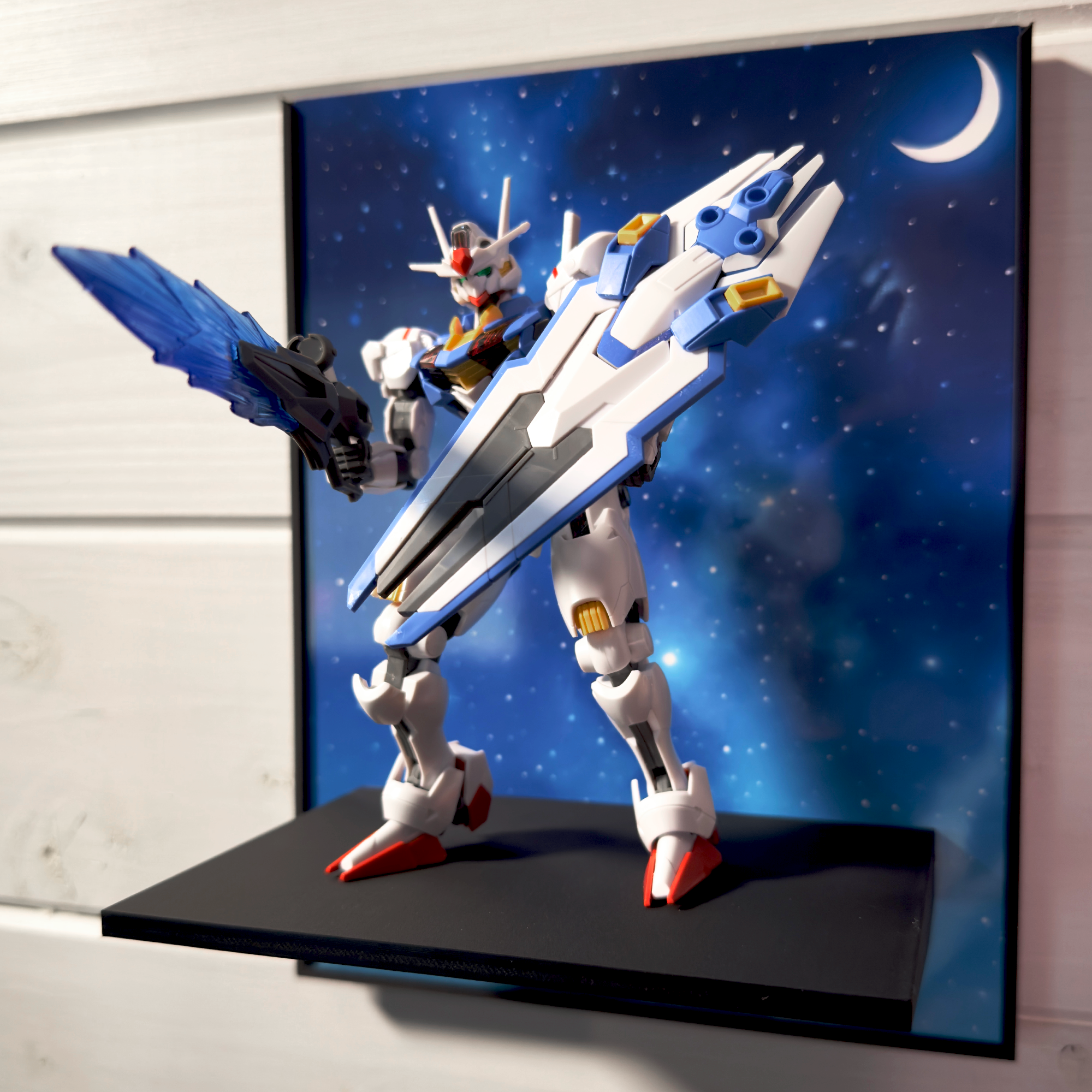 Starlight (Anime Style) Gunpla Backdrop Wall Display For HG & RG Gundam Models