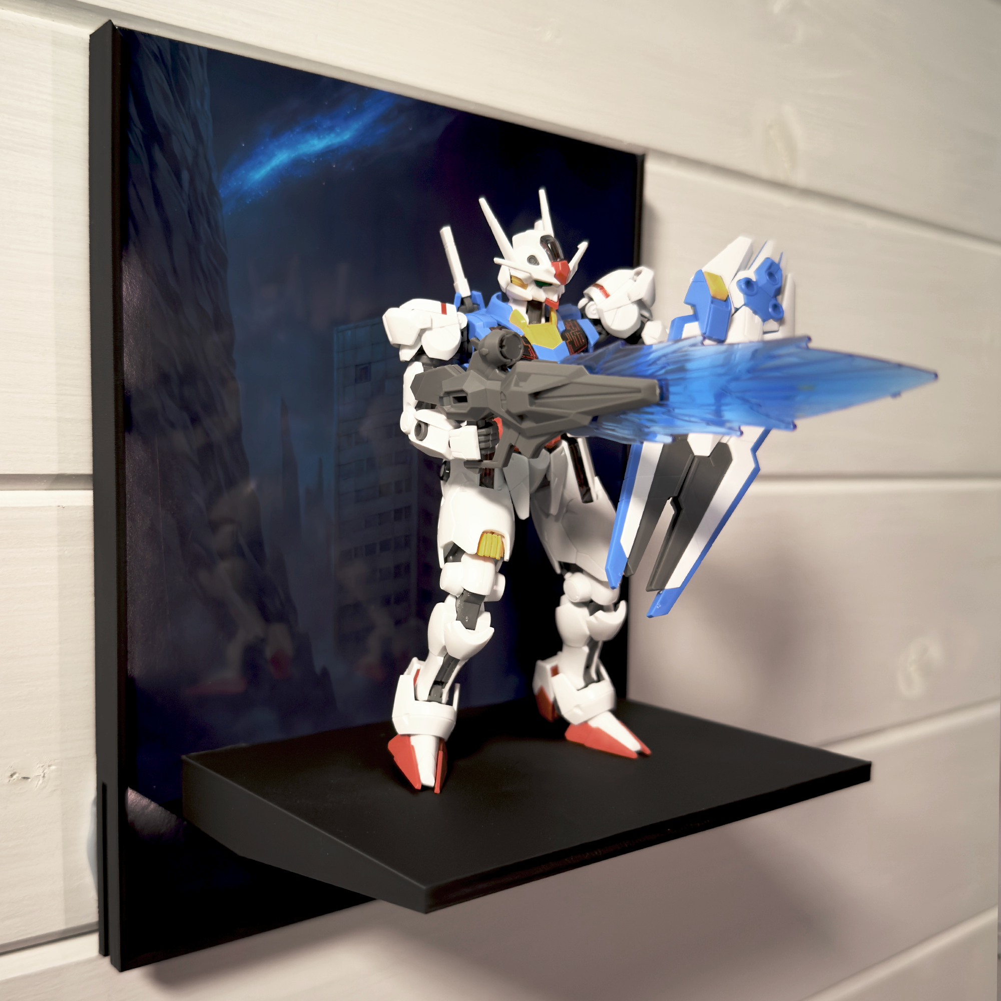 When The Sky Broke Gunpla Backdrop Wall Display For HG & RG Gundam Models